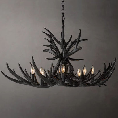 Antler Rustic Elegant Branch Chandelier 36"