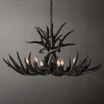 Antler Rustic Elegant Branch Chandelier 36"