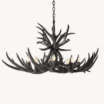 Antler Rustic Elegant Branch Chandelier 36"
