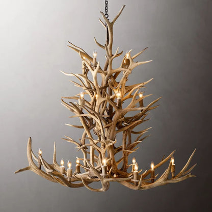 Antler Rustic Elegant Branch Chandelier 66"