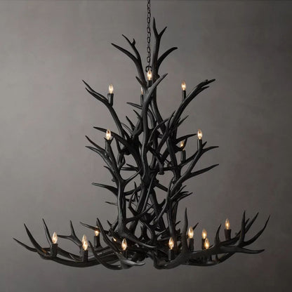 Antler Rustic Elegant Branch Chandelier 66"