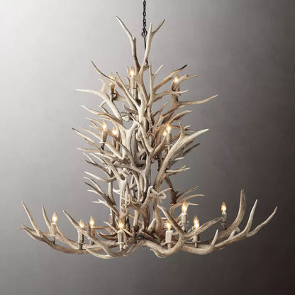 Antler Rustic Elegant Branch Chandelier 66"