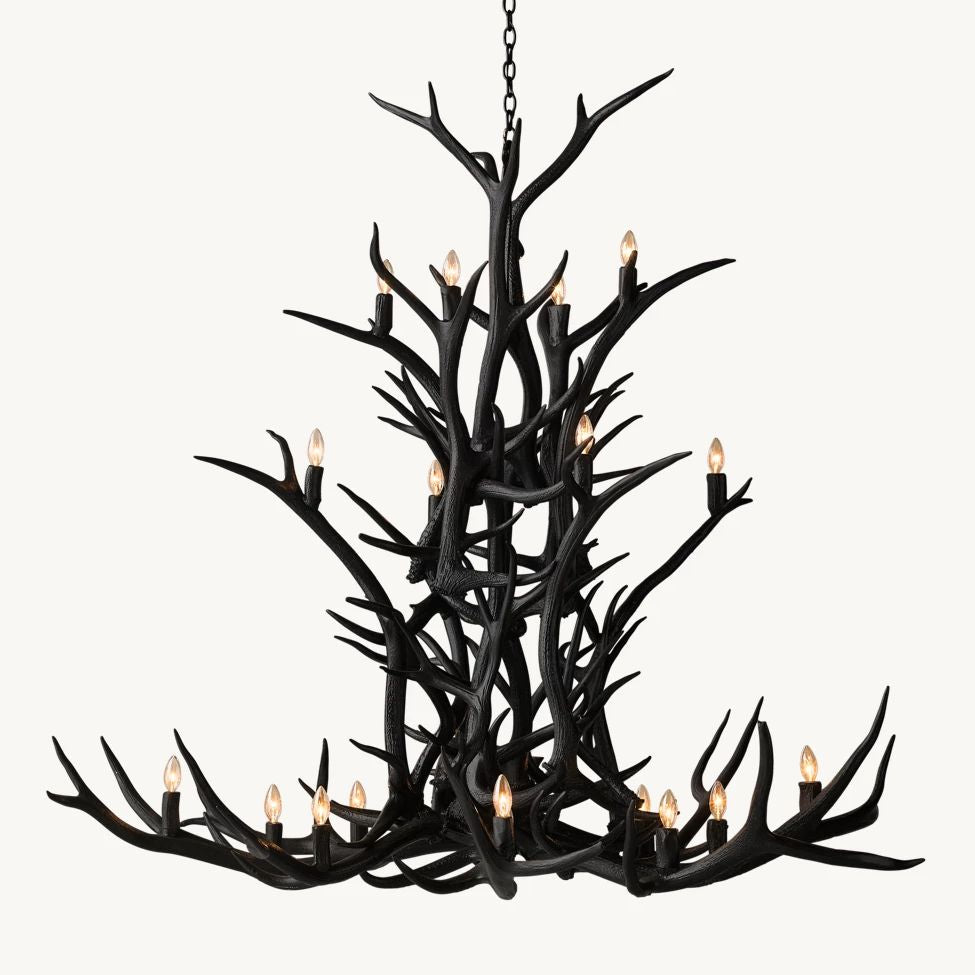 Antler Rustic Elegant Branch Chandelier 66"