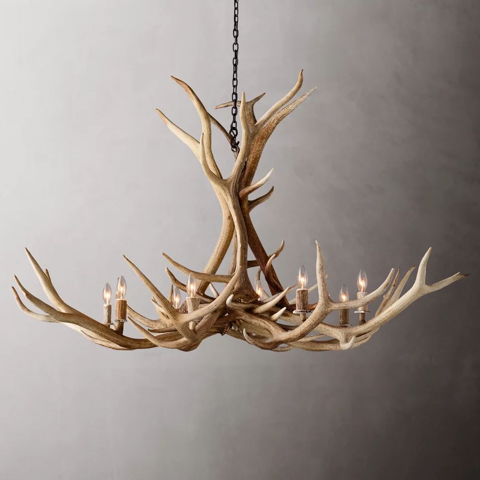 Antler Rustic Elegant Branch Chandelier 60"