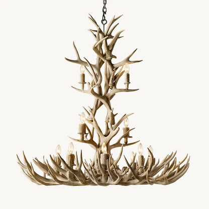 Antler Rustic Elegant Branch Chandelier 48"