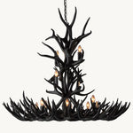 Antler Rustic Elegant Branch Chandelier 48"