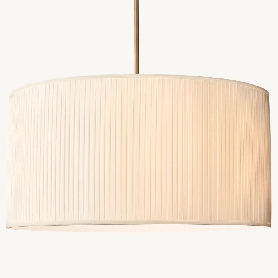 Stralier Pleated Drum Pendant Light