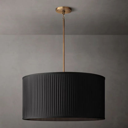 Stralier Pleated Drum Pendant Light