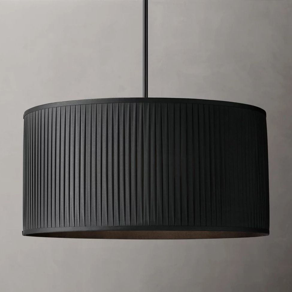 Stralier Pleated Drum Pendant Light