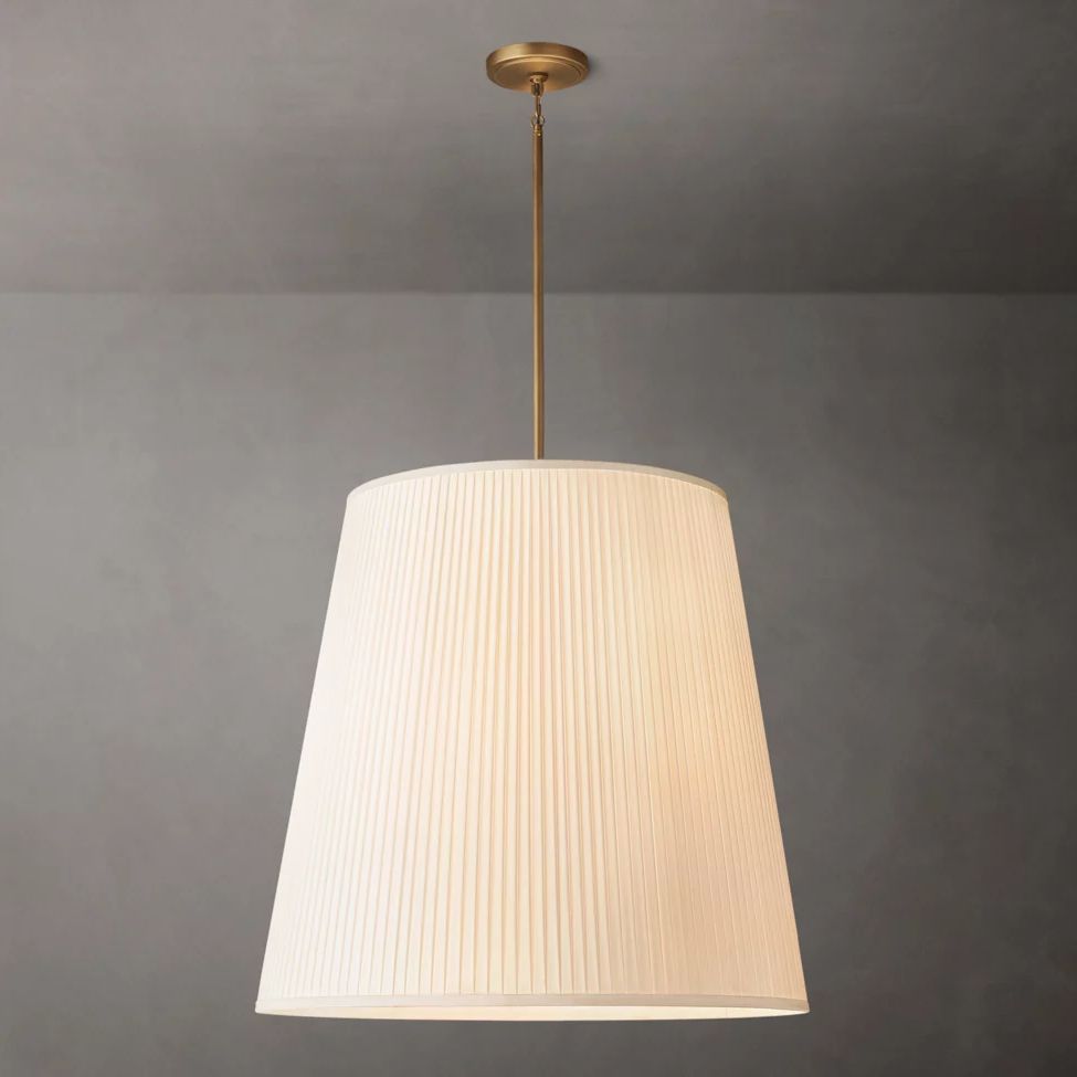 Stralier Pleated Barrel Pendant Light