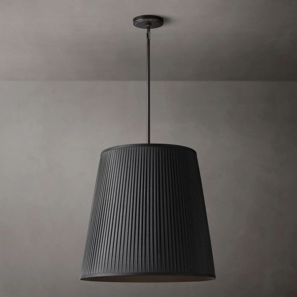 Stralier Pleated Barrel Pendant Light