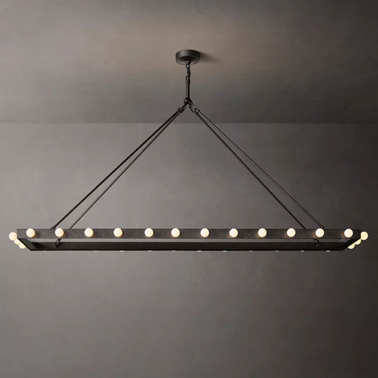 Vitoria Ember Trace Linear Chandelier 72"