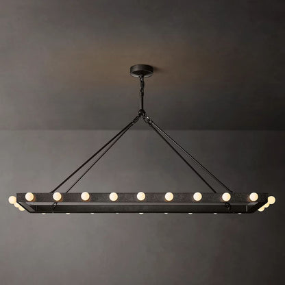 Vitoria Ember Trace Linear Chandelier 54"