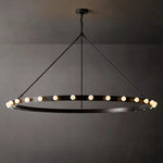 Vitoria Ember Trace Round Chandelier 60"