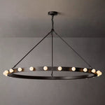 Vitoria Ember Trace Round Chandelier 48"