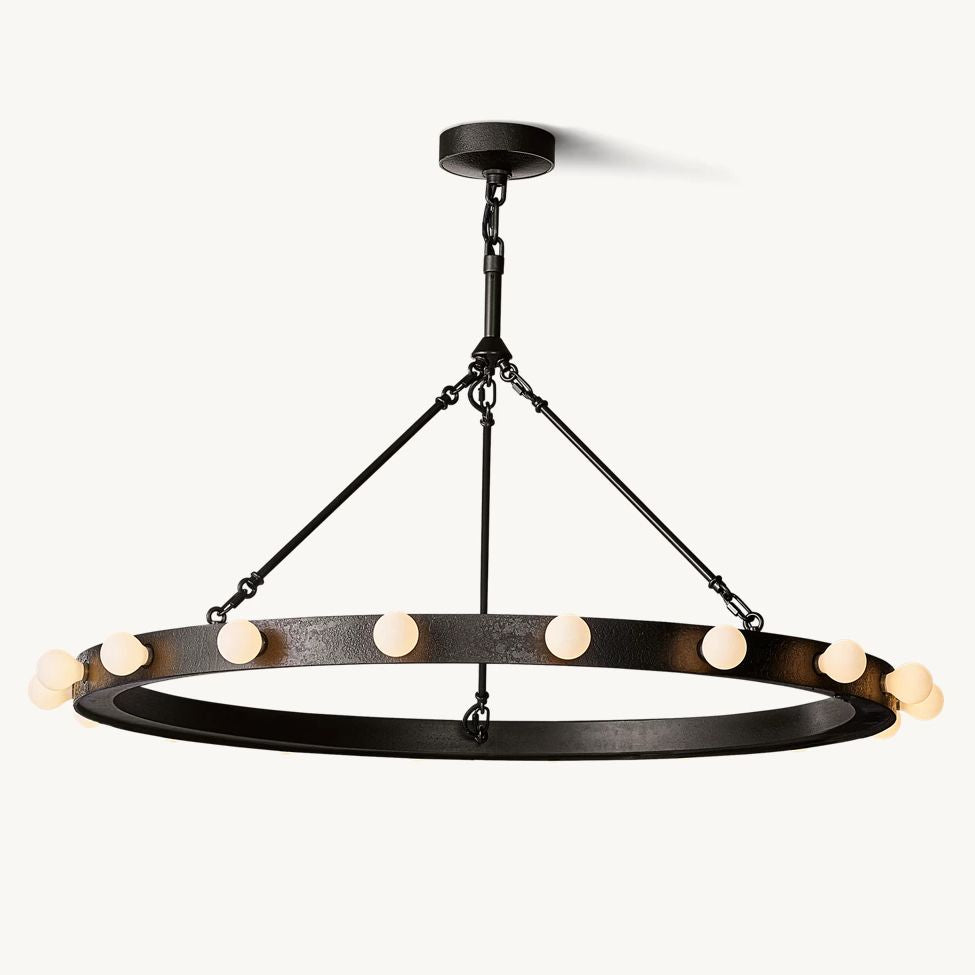 Vitoria Ember Trace Round Chandelier 36"