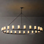 Ondra Flare Burnt Round Chandelier 72"