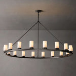 Ondra Flare Burnt Round Chandelier 60"