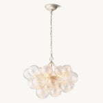 Dorian Swirled Glass Round Chandelier 24"