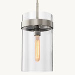 Ravelle Clear Glass Pendant Light