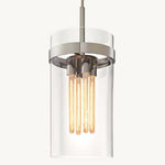 Ravelle Clear Glass Pendant Light