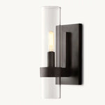 Ravelle Clear Glass Wall Sconce