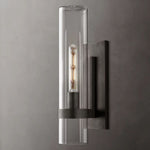 Ravelle Clear Glass Wall Sconce