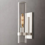 Ravelle Clear Glass Wall Sconce