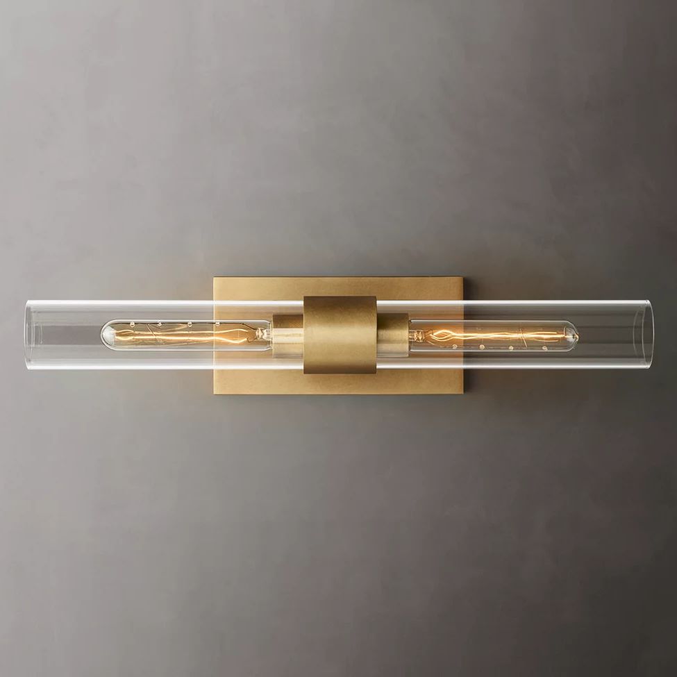 Ravelle Clear GlassLinear Wall Sconce