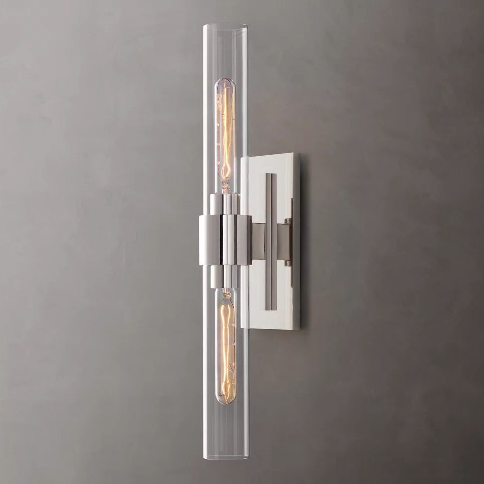 Ravelle Clear GlassLinear Wall Sconce