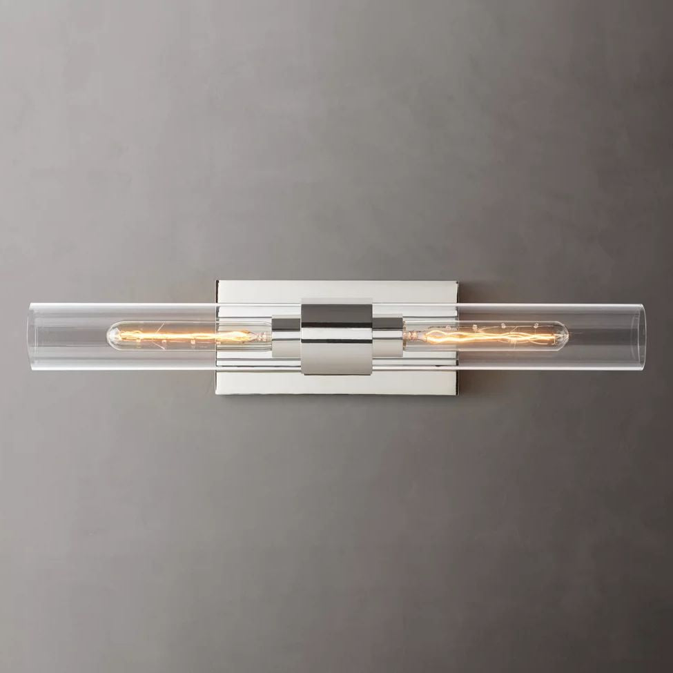 Ravelle Clear GlassLinear Wall Sconce