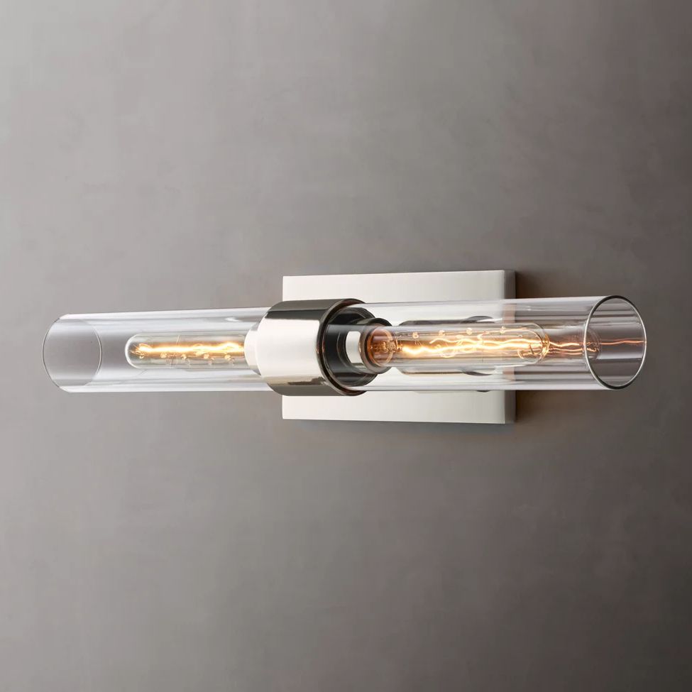 Ravelle Clear GlassLinear Wall Sconce