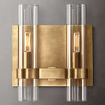 Ravelle Clear Glass Double Wall Sconce