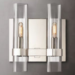 Ravelle Clear Glass Double Wall Sconce