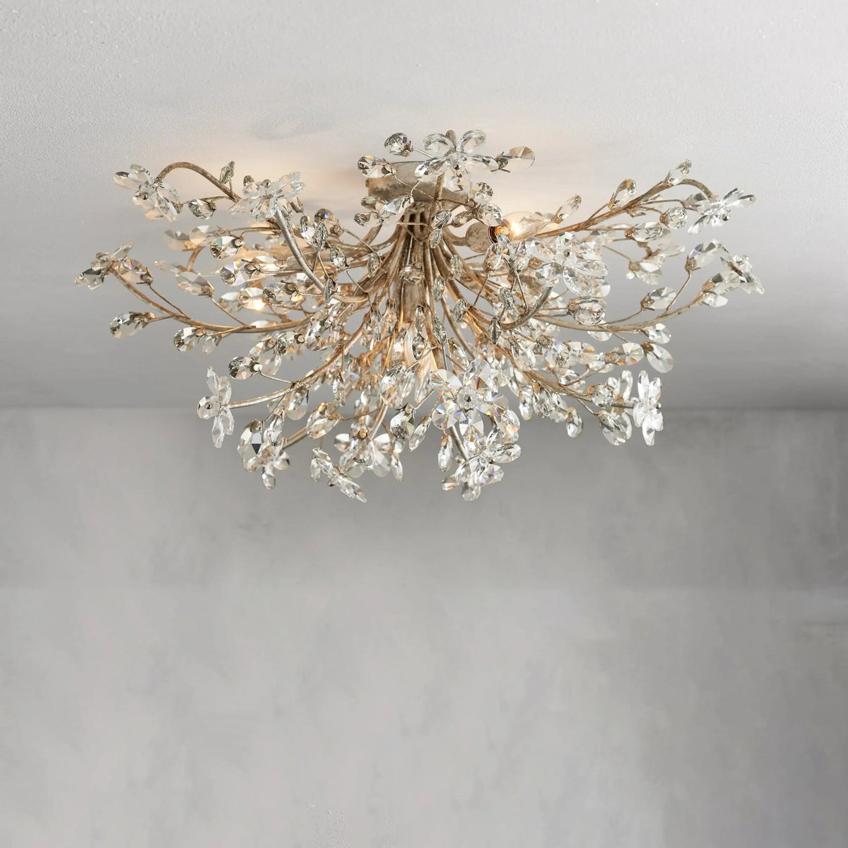 Fiore Delicate Flower Flush Mount