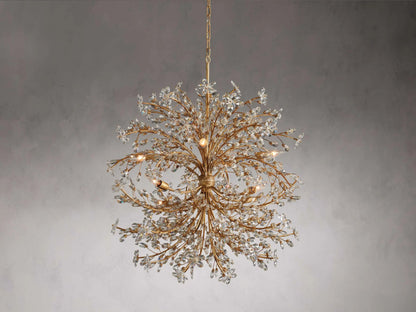 Fiore Sculpted Petals Round Chandelier