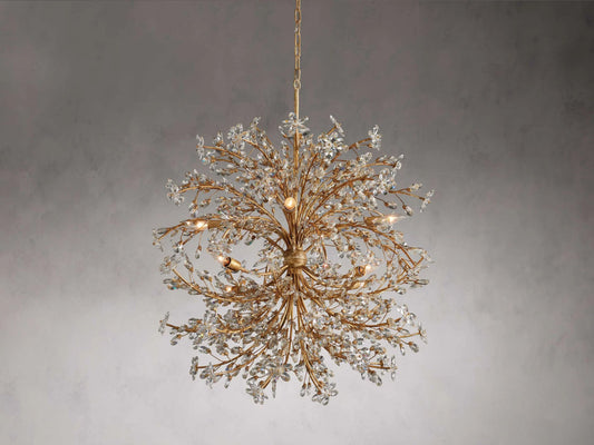 Fiore Sculpted Petals Round Chandelier