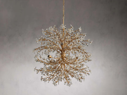 Fiore Sculpted Petals Round Chandelier