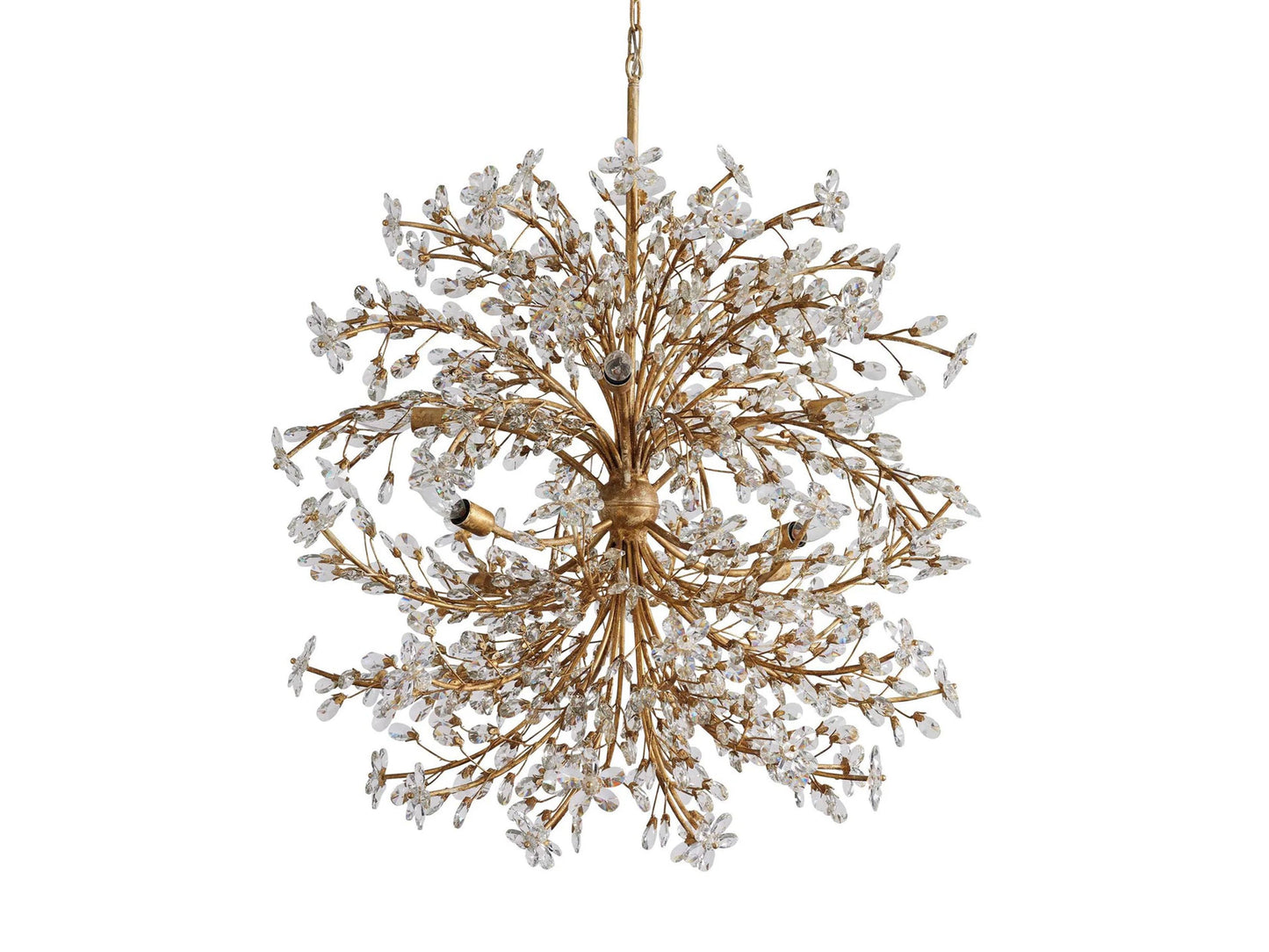 Fiore Sculpted Petals Round Chandelier