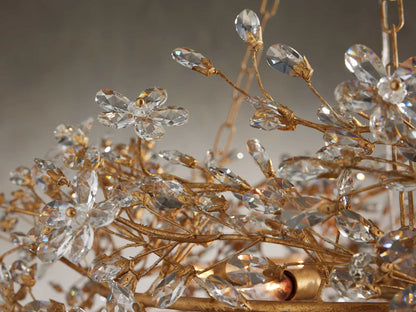 Fiore Sculpted Petals Round Chandelier