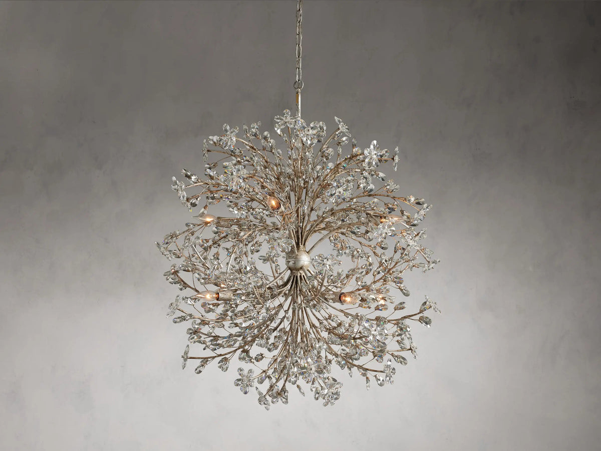 Fiore Sculpted Petals Round Chandelier