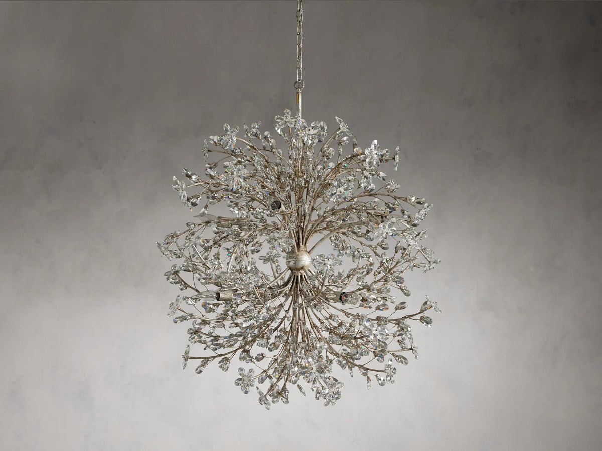 Fiore Sculpted Petals Round Chandelier