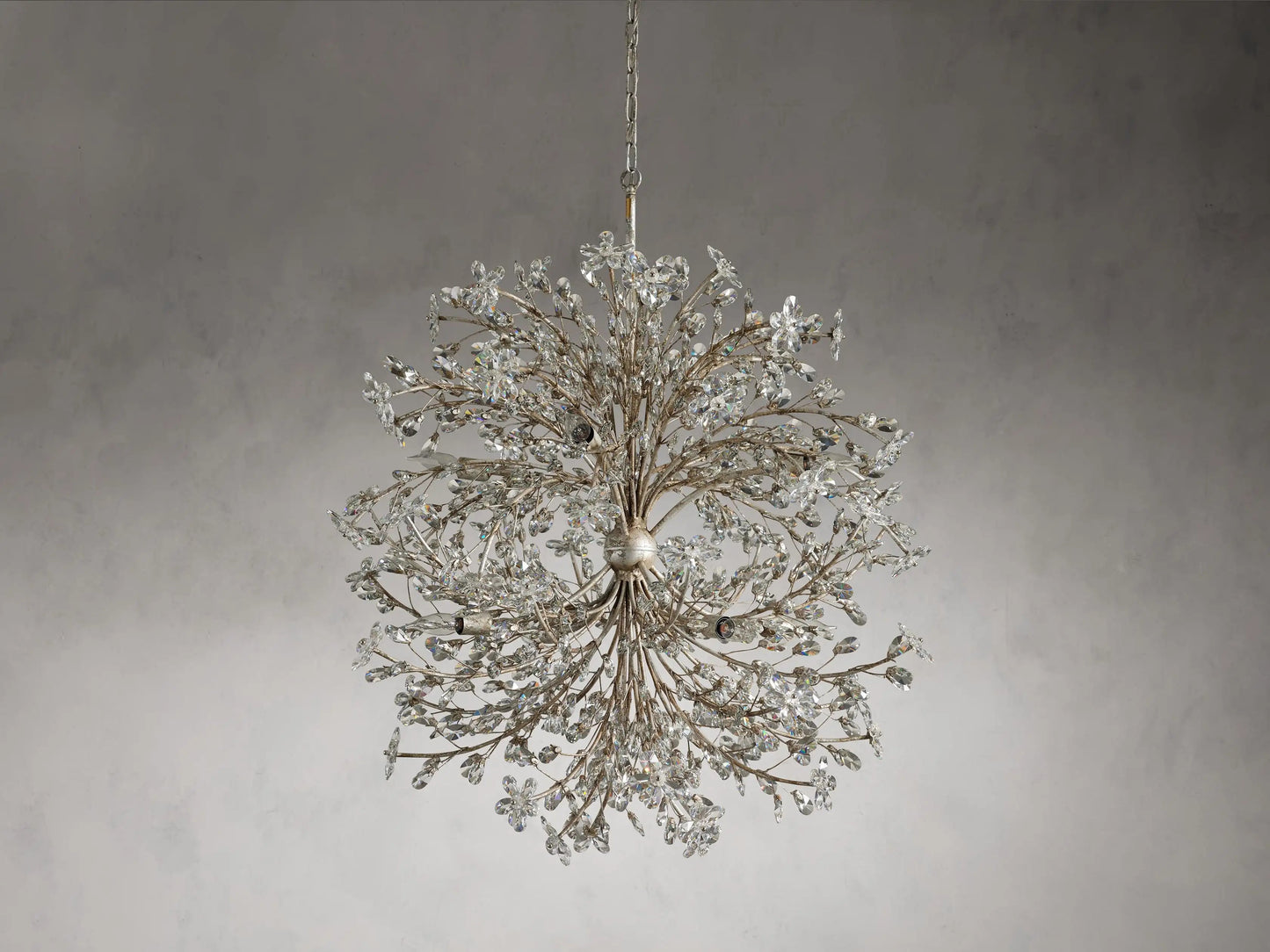 Fiore Sculpted Petals Round Chandelier