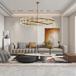 Arcachon Gear Crystal Round Chandelier 48"