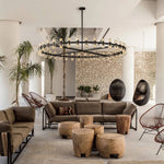 Arcachon Gear Crystal Round Chandelier 60"