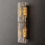 Lattice Module Glass Double Wall Sconce