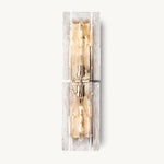 Lattice Module Glass Double Wall Sconce