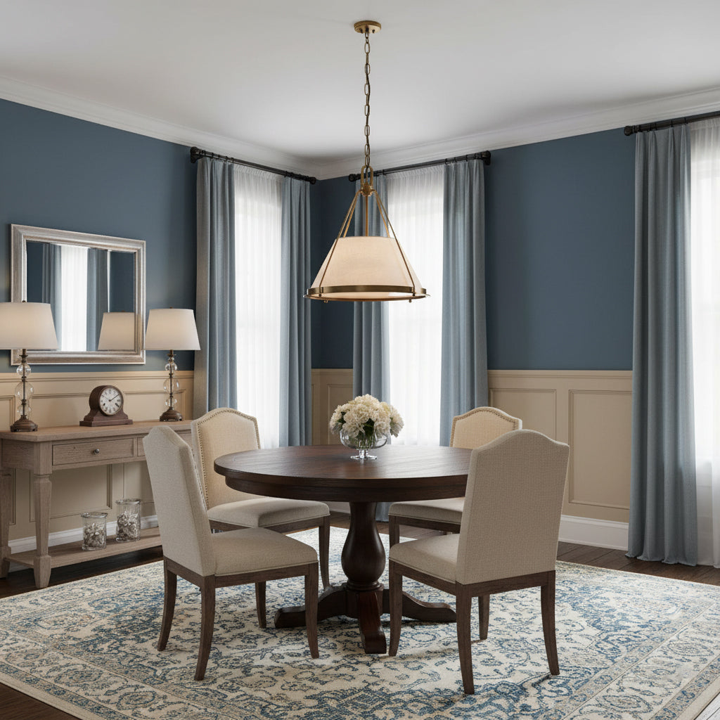 Shelton Dual Weave Pendant Light