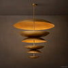 Cosmic Interstellar Glow Three-Tier Round Chandelier