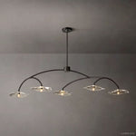 Lily Organic Form Linear Chandelier 60"
